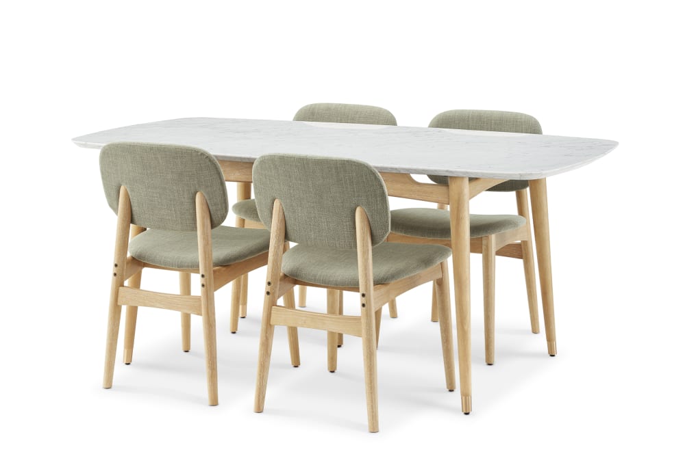 Kelsey Marble Dining Set