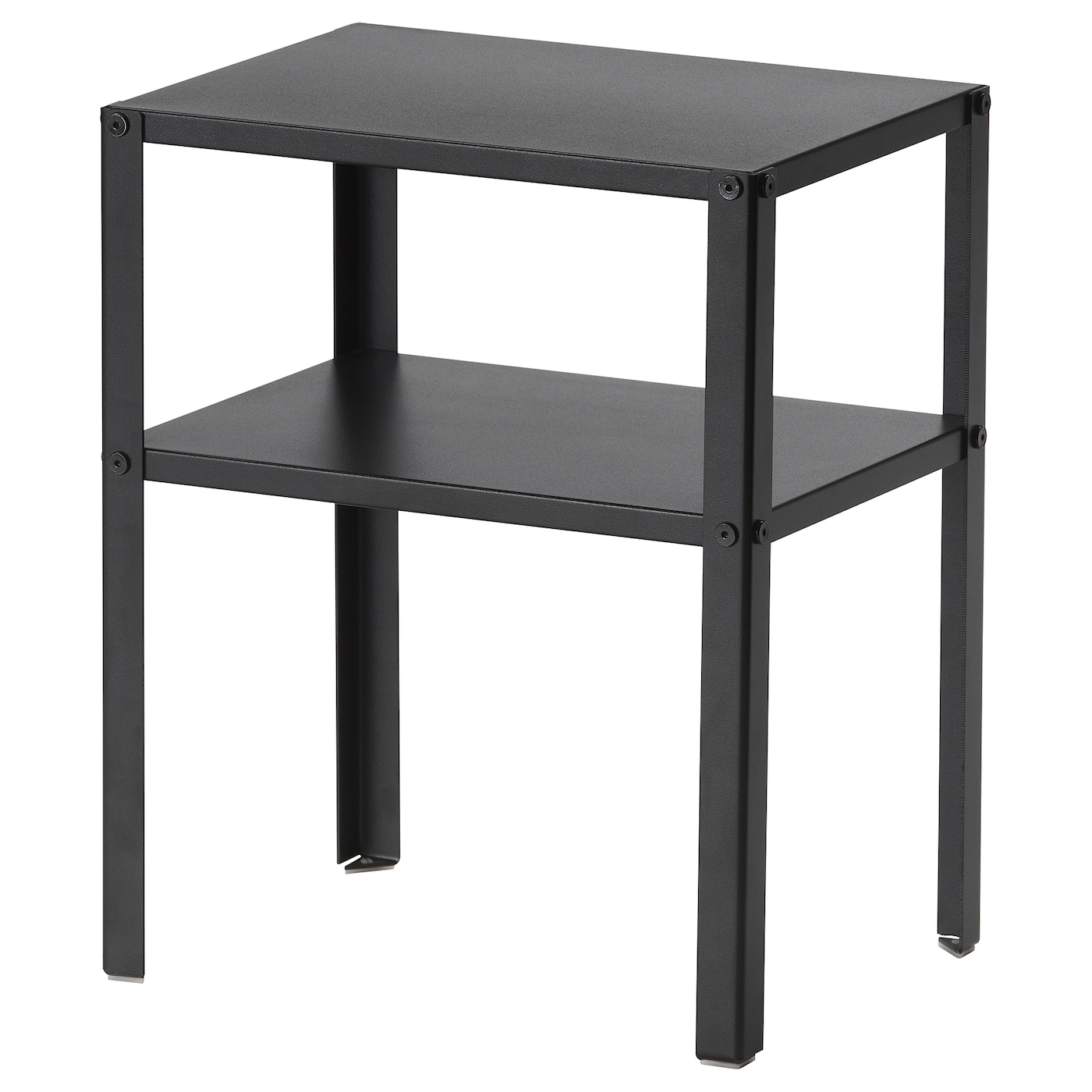 KNARREVIK Bedside Table, Black, 37x28 cm