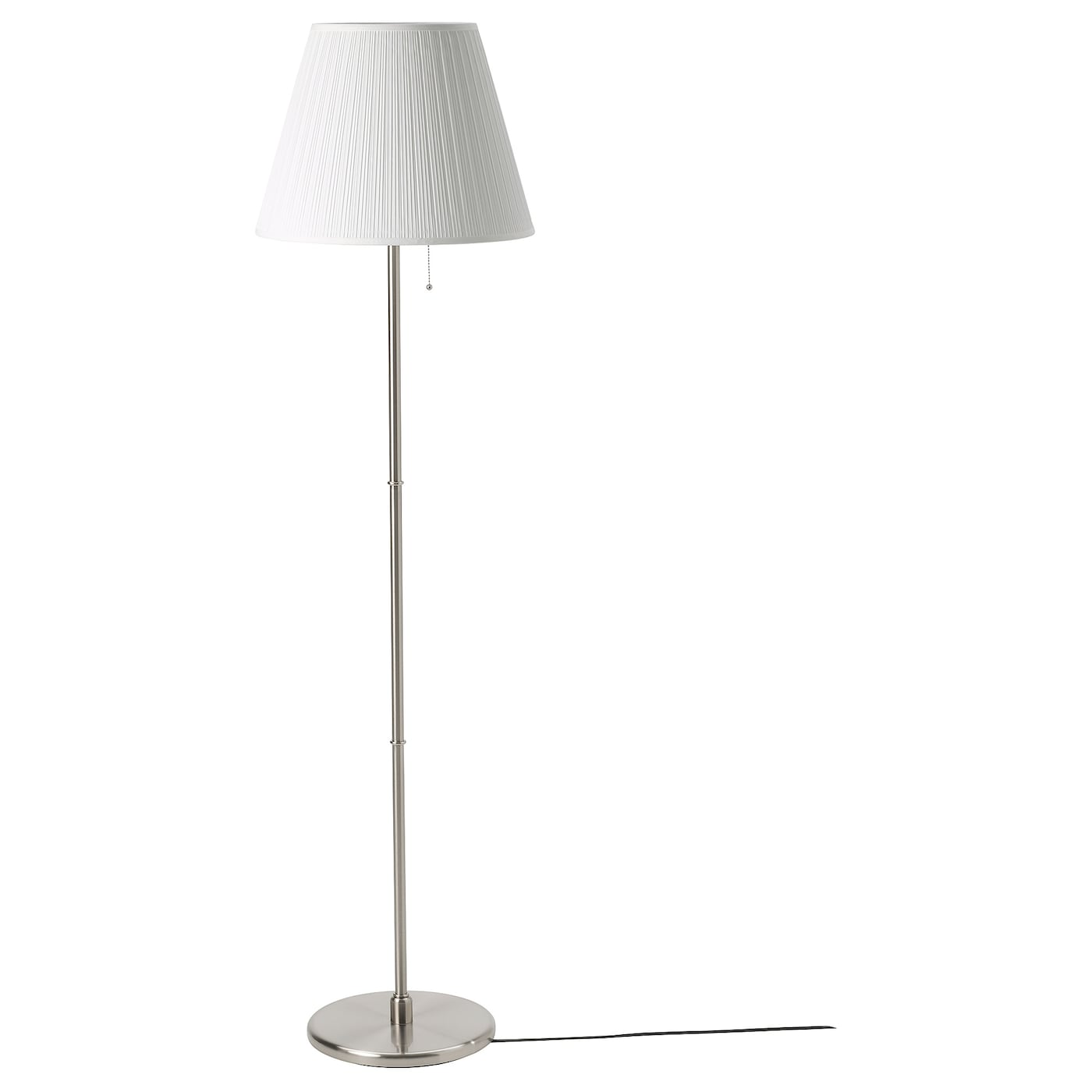 KRYSSMAST Floor Lamp - Nickel-plated