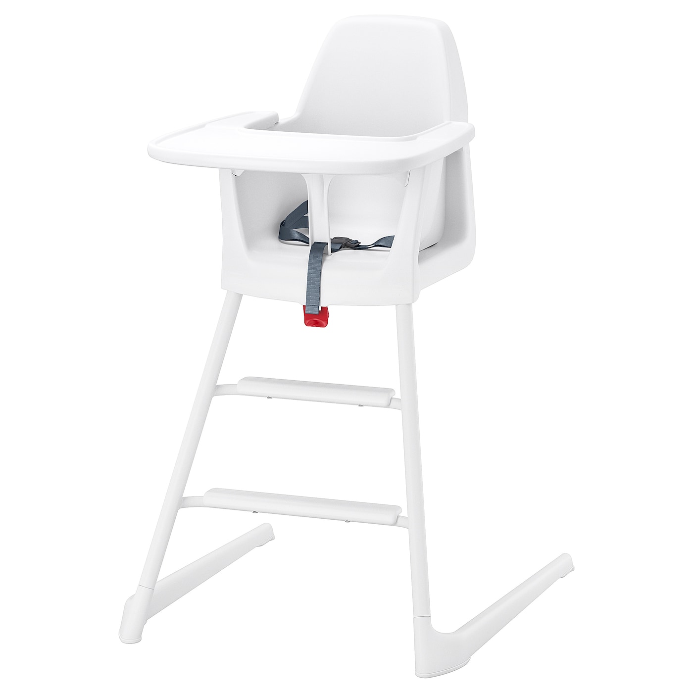 LANGUR Junior/highchair with tray - White