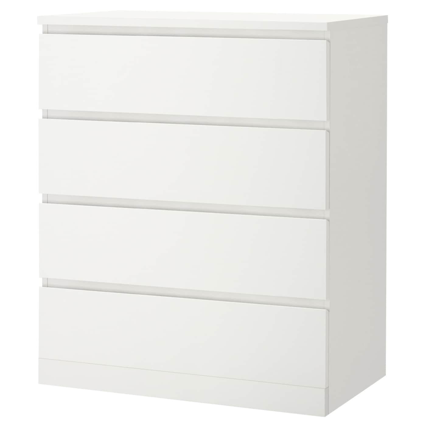 MALM Chest Of 4 Drawers, 80x100 cm