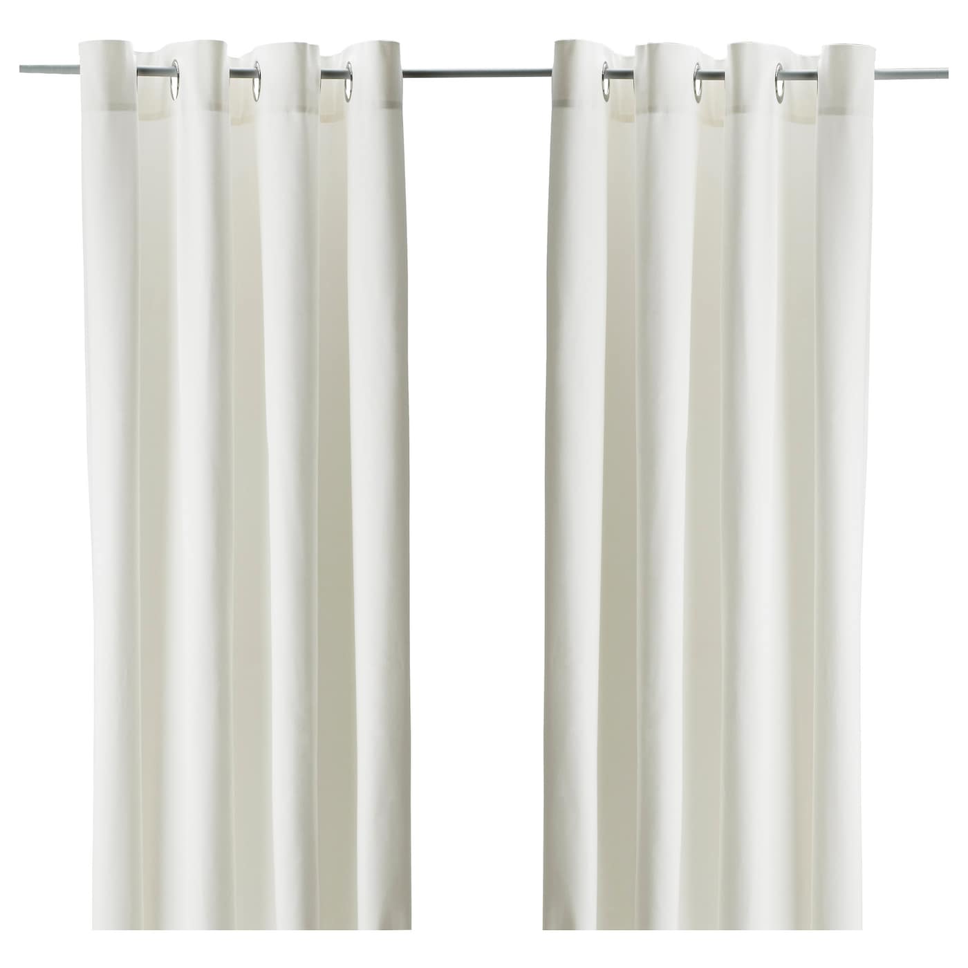 MERETE Room Darkening Curtains, 145x250 cm - White