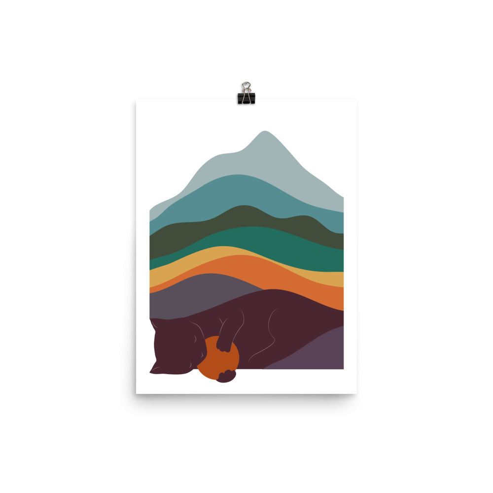 Cat Landscape 8 - Art Print