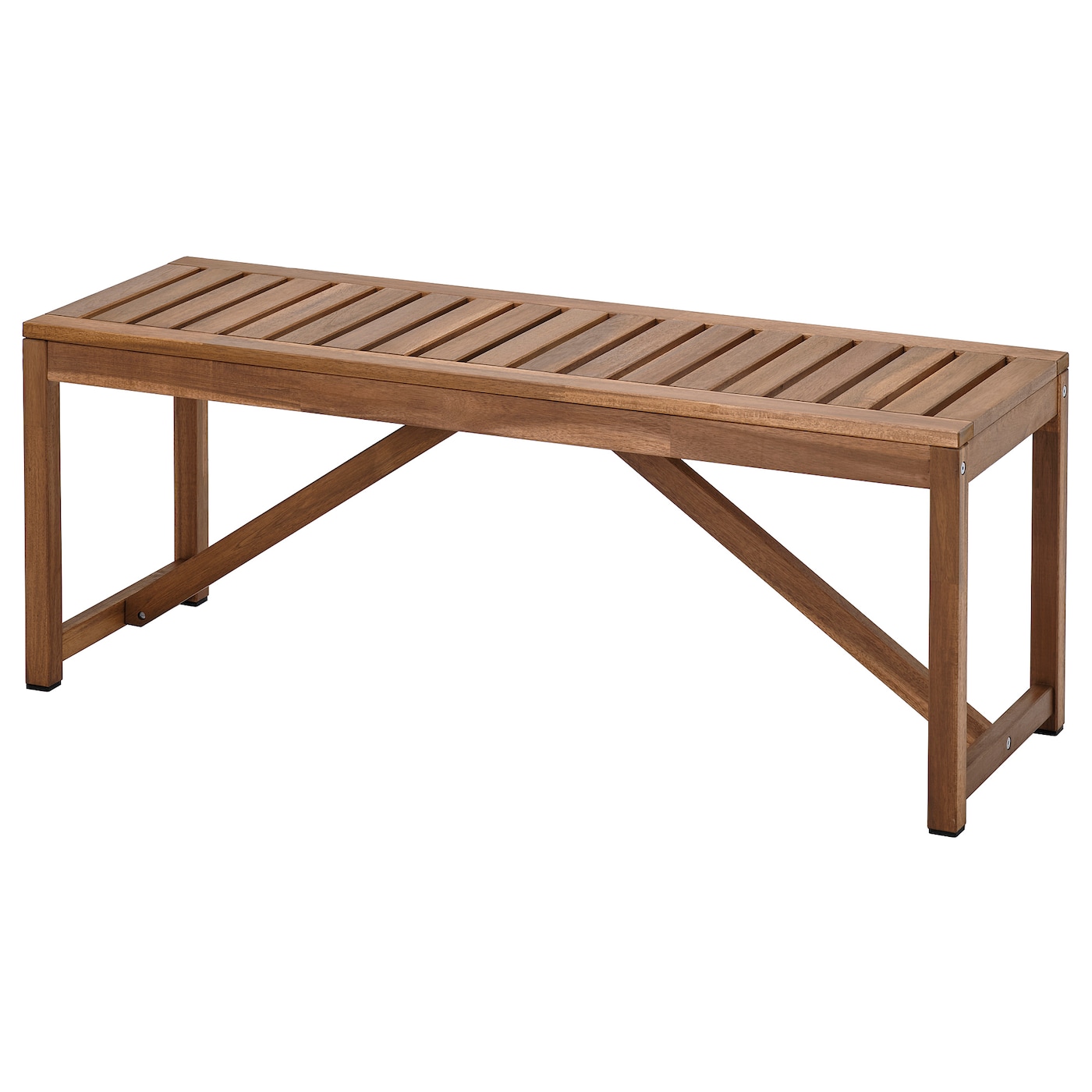 NÄMMARÖ Outdoor Bench,120 cm - Light Brown Stained