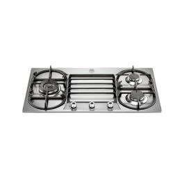 Professional Series 90 cm 3 Aluminium Burners, Dual Wok Hob