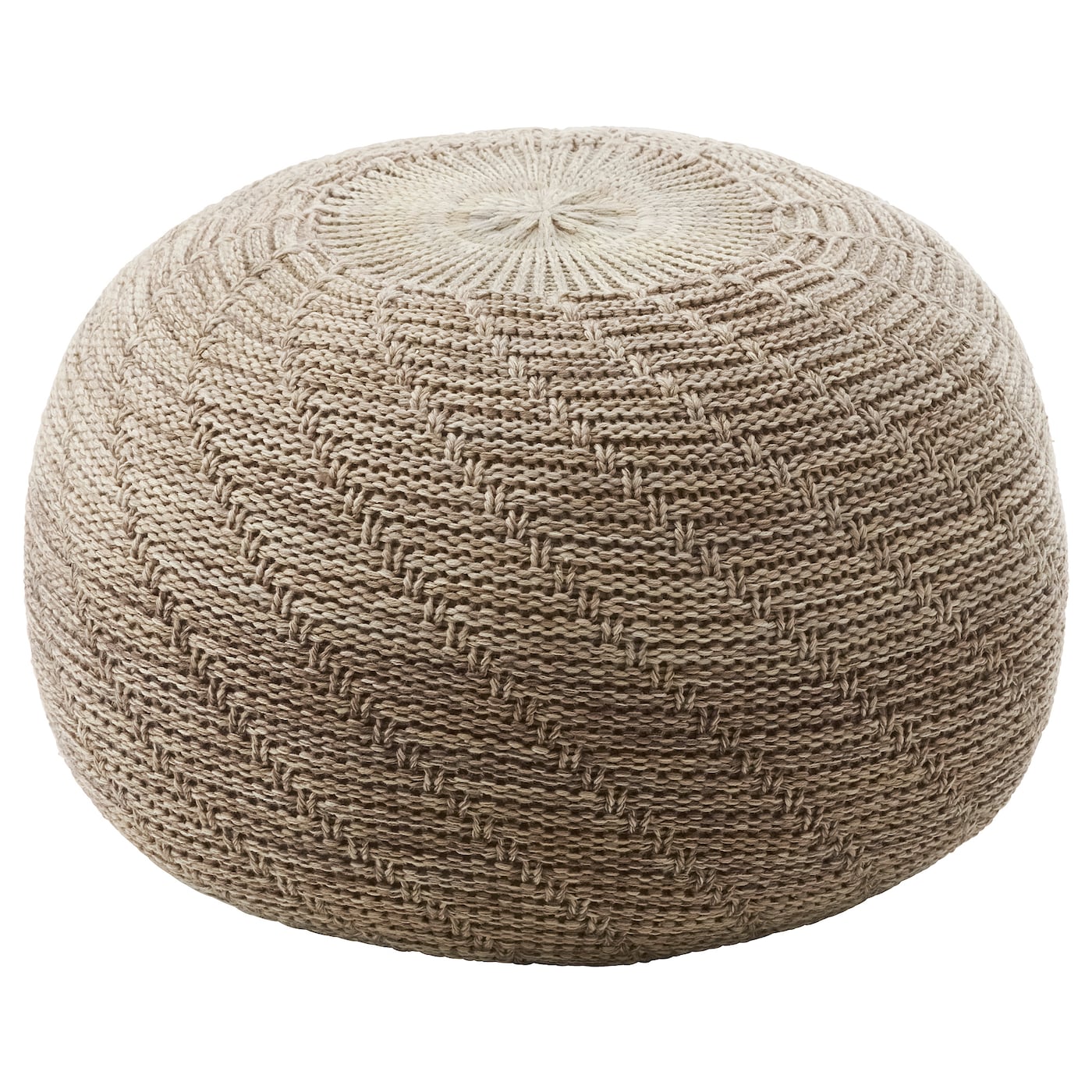 SANDARED Pouffe, 45 cm - Beige