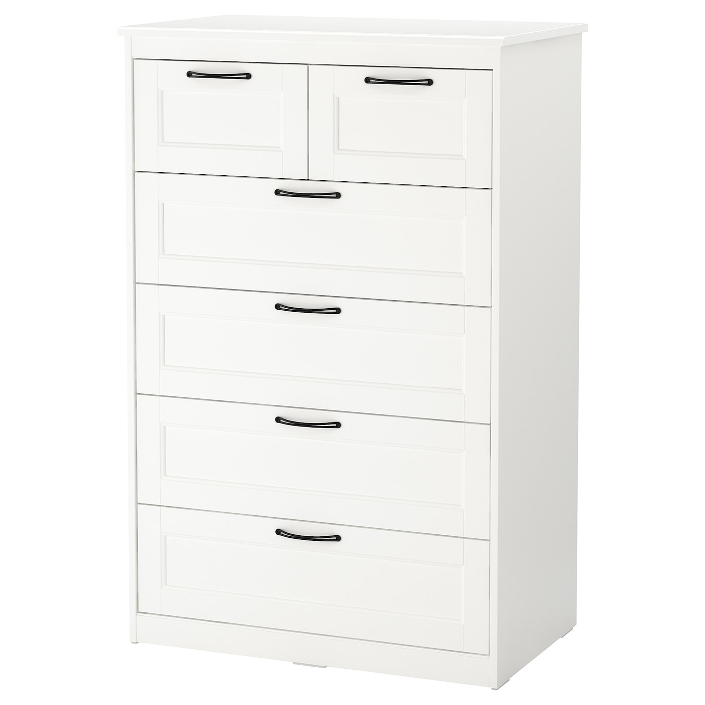 SONGESAND Chest of 6 Drawers, 82x126 cm - White
