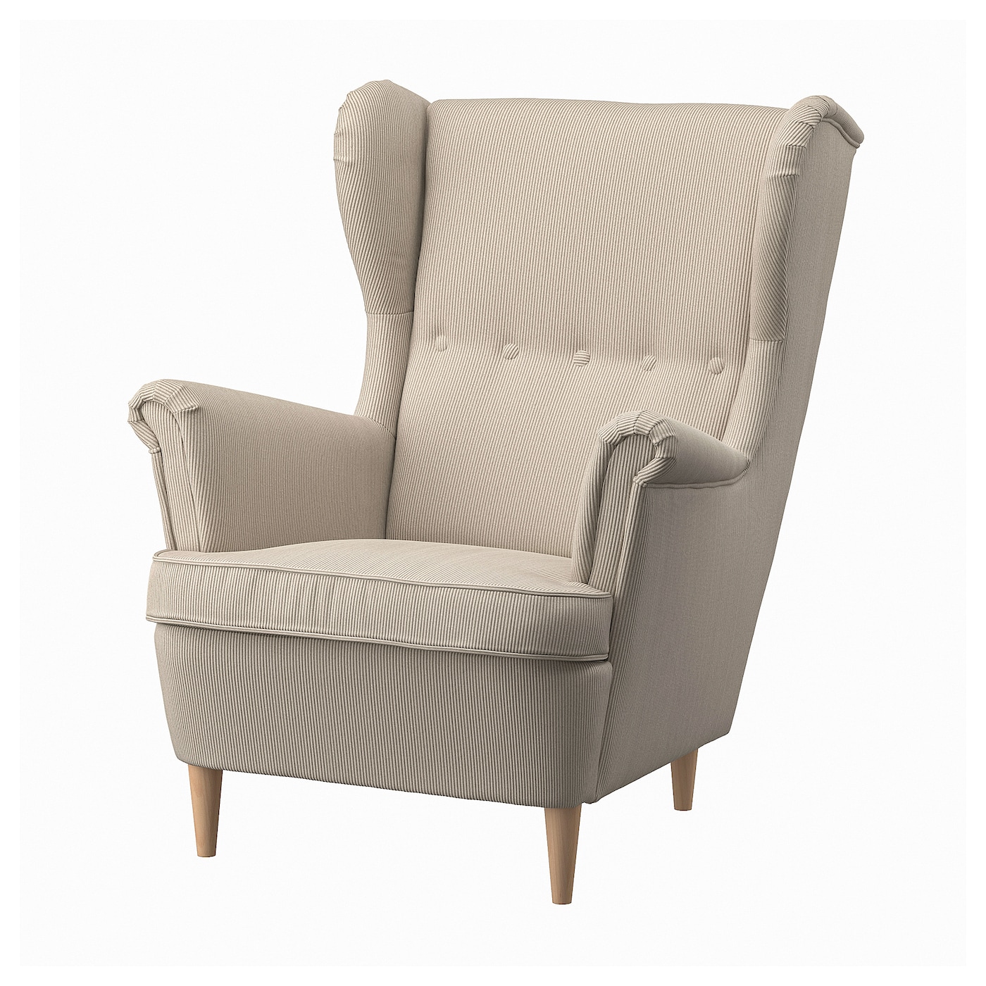 STRANDMON Wing chair - Kelinge Beige