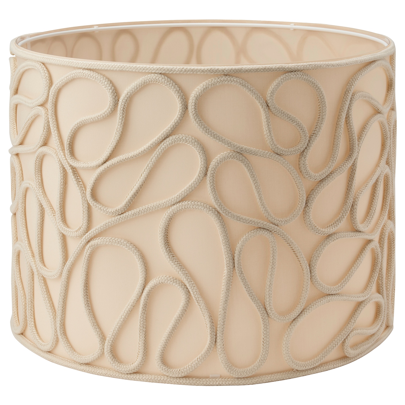 VINGMAST Lamp Shade, Rope Pattern, 42 cm - Beige