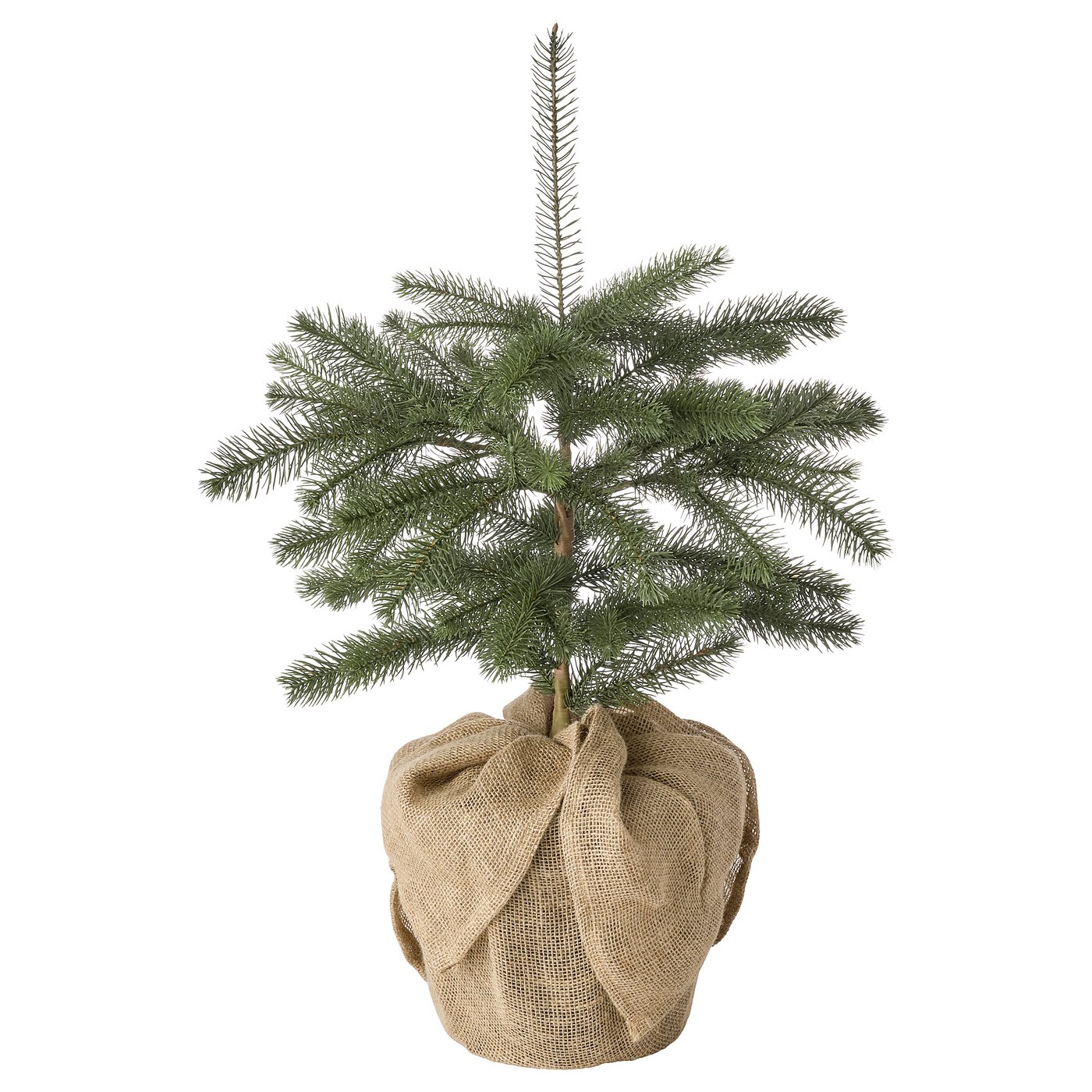VINTERFINT Artificial potted plant in outdoor jute - Christmas Tree Green