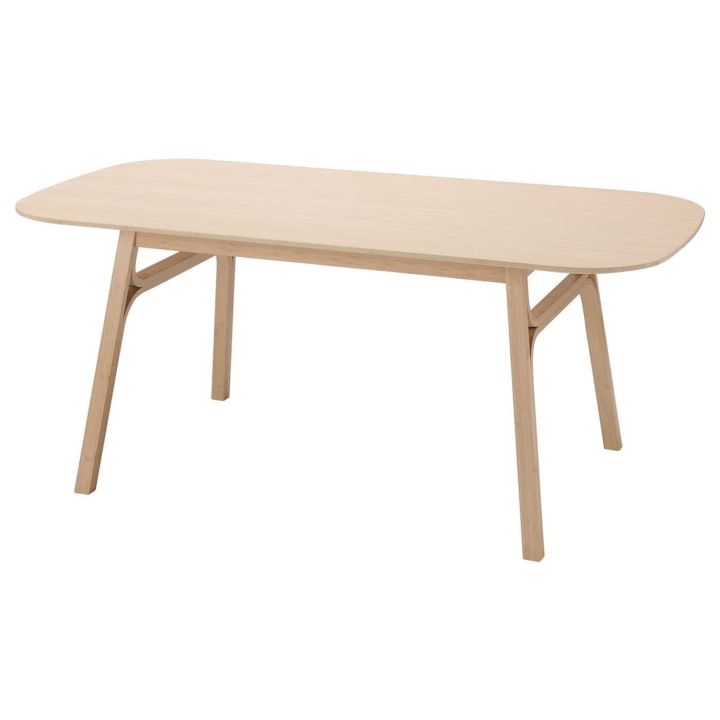 VOXLÖV Dining table, 180x90 cm - Light bamboo