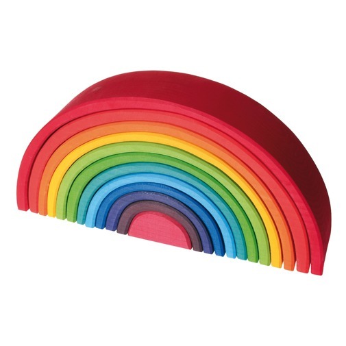 12 Pieces Wooden Rainbow 